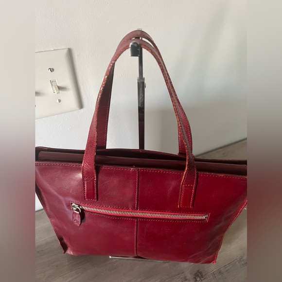 Vintage Monsac Cherry Red Shoulder Bag - Picture 4 of 13